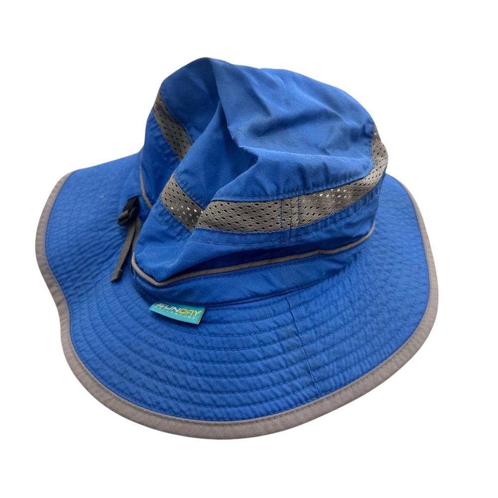 Sunday Afternoons Kids' Fun Bucket Hat Size M‎ 2-5 Years Blue Gray